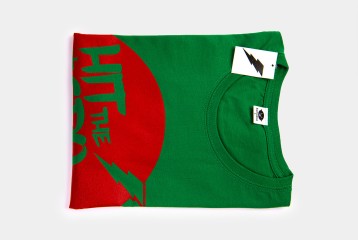 Hit the ground Shirt Green/Red