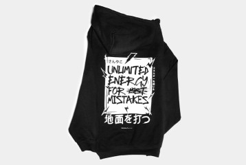 UNLIMITED Hoodies Black/White