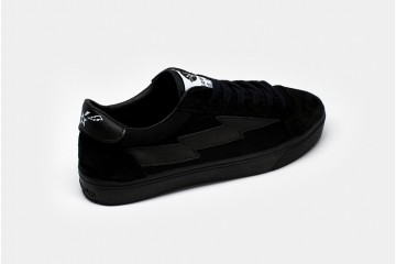 Casual Sneaker Thunderbolt Black Back Perspective
