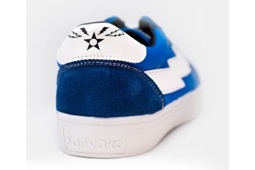 Casual Sneakers Thunderbolt Blue Back