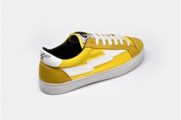 Casual Sneaker Thunderbolt Yellow Back Perspective