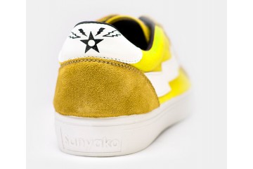 Casual Sneakers Thunderbolt Yellow Back