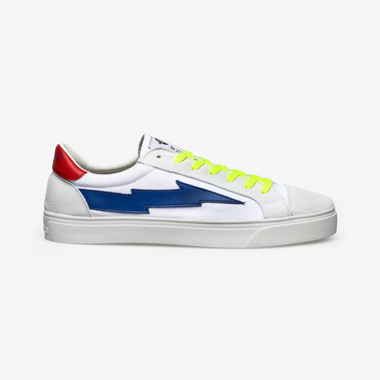 Thunderbolt Off White/Bleu roi